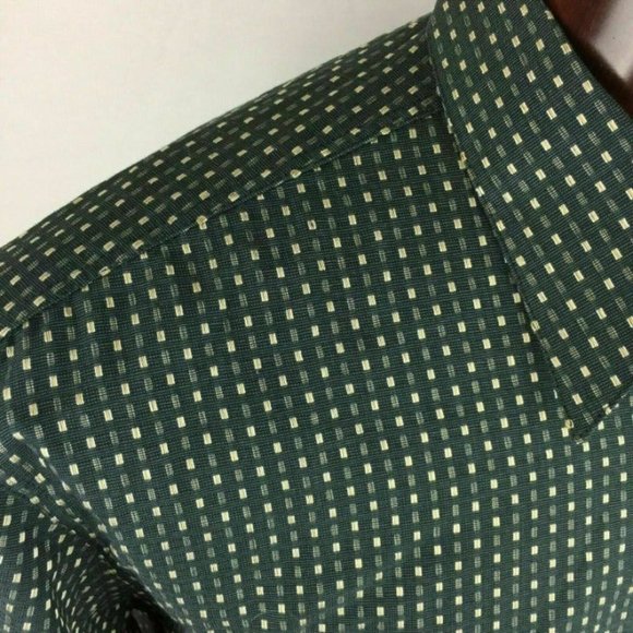 Georg Roth Of Germany Mens L / 4 42 Patterned Button Down Shirt - Picture 5 of 10